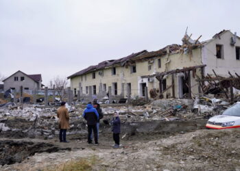 ODESSA, ZNISZCZENIA PO ROSYJSKIM ATAKU. Fot. PAP/Alena Solomonova