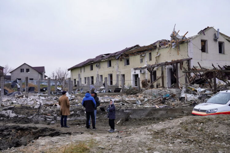 ODESSA, ZNISZCZENIA PO ROSYJSKIM ATAKU. Fot. PAP/Alena Solomonova