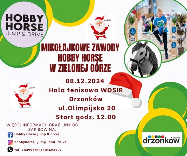 Mikołajkowe Zawody Hobby Horse już niebawem w Zielonej Górze! Radio Zachód - Lubuskie