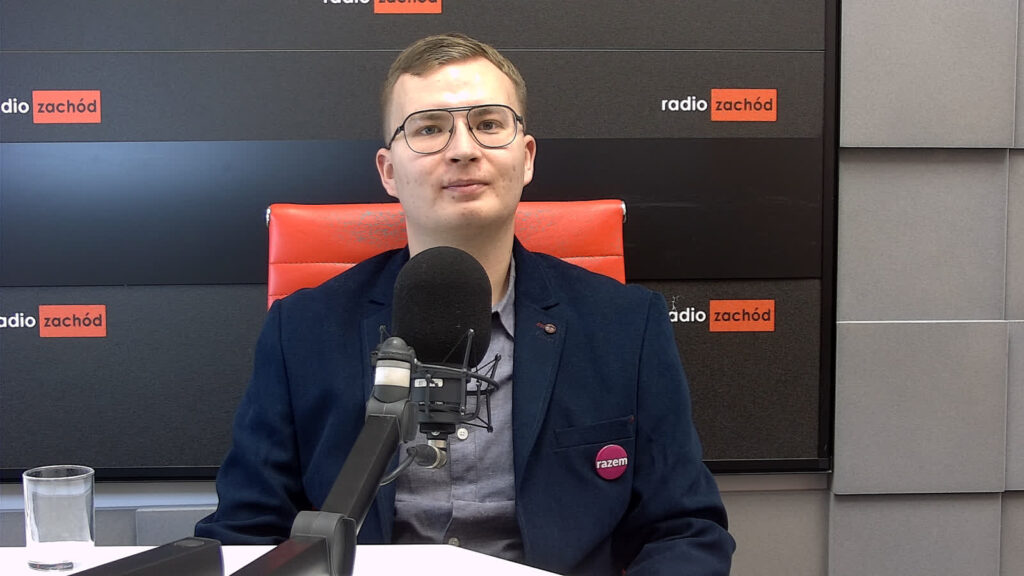 Dominik Sędziak, komisarz Okręgu Lubuskiego Partii Razem Radio Zachód - Lubuskie