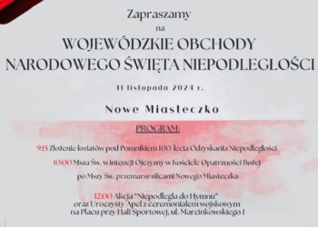 Plakat Święta Niepodległości - Nowe Miasteczko