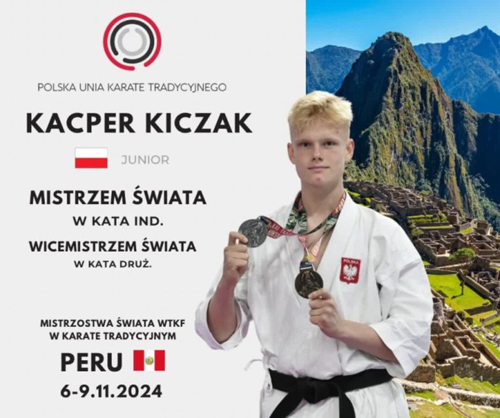 Kacper Kiczak mistrzem świata w karate tradycyjnym kata Radio Zachód - Lubuskie