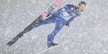 Paweł Wąsek w Lillehammer. PAP/EPA/Geir Olsen