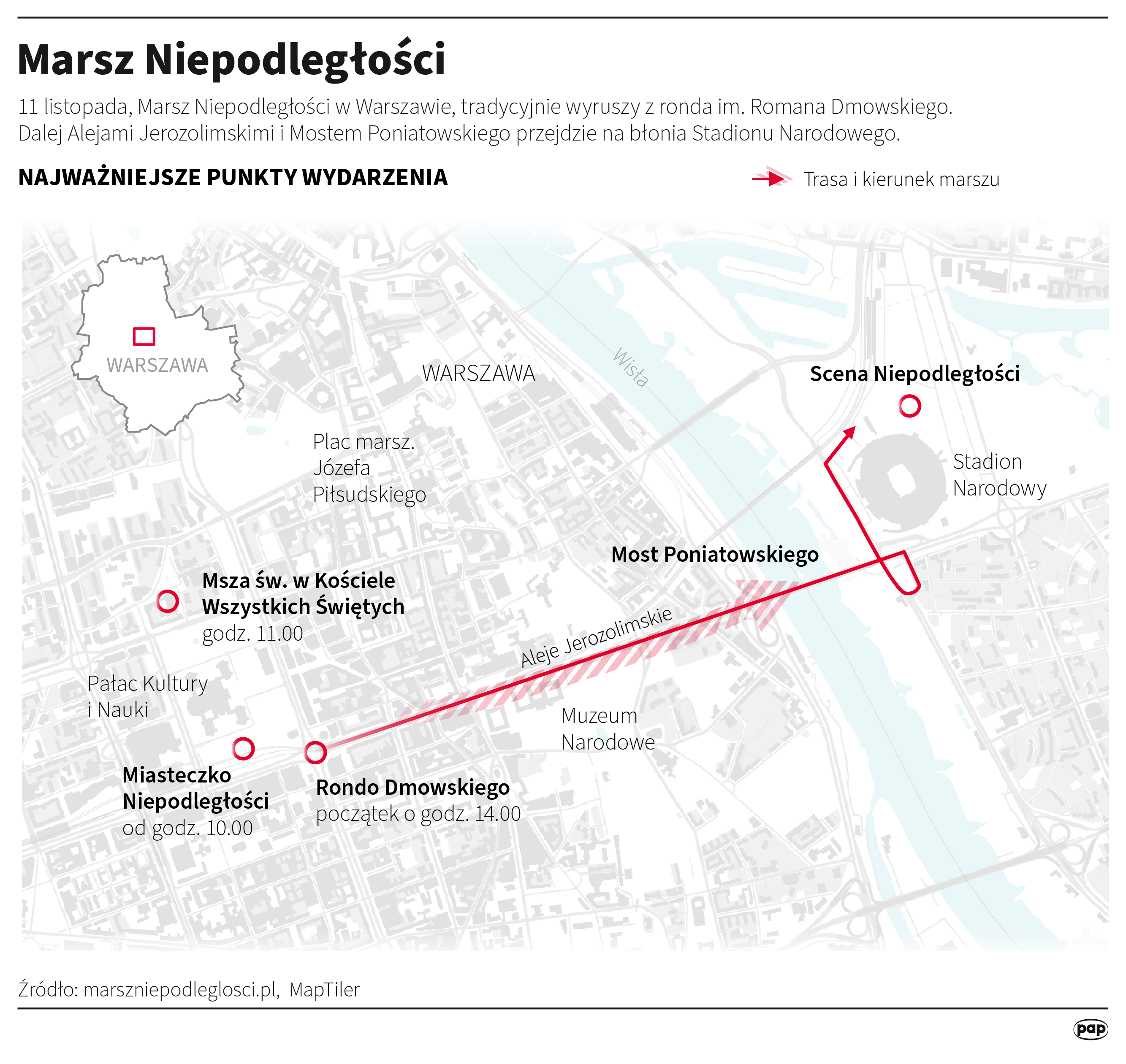 Marsz Niepodległości przejdzie ulicami stolicy Radio Zachód - Lubuskie