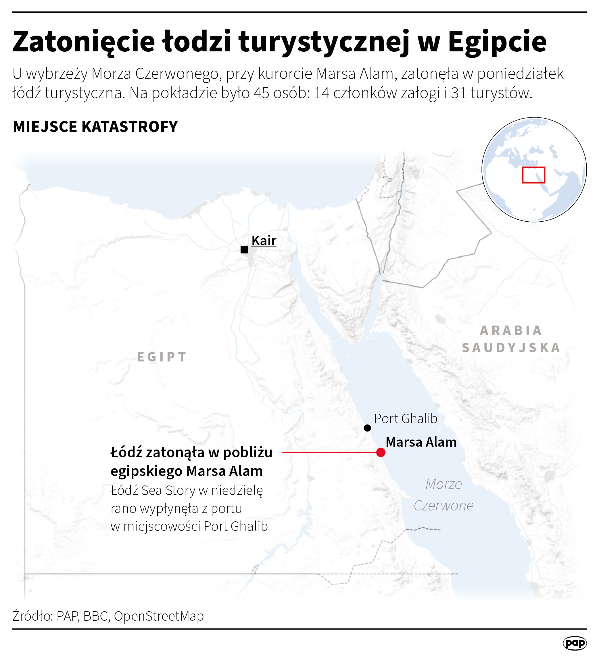 W Egipcie zatonęła łódź z turystami. Wśród nich mogli być Polacy Radio Zachód - Lubuskie