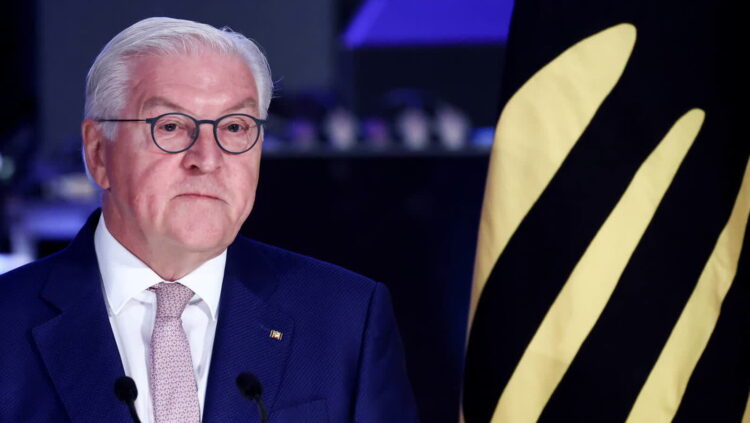 Frank-Walter Steinmeier. Fot. PAP/EPA/Filip Singer