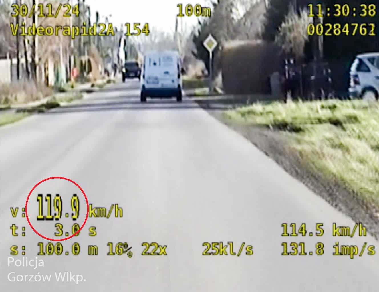 Za szybko na Wylotowej. Skutek? Utrata prawa jazdy i 4 tys. mandatu Radio Zachód - Lubuskie