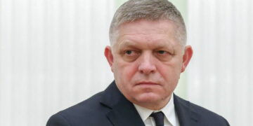 Premier Słowacji Robert Fico. Fot. PAP/EPA/ARTYOM GEODAKYAN/SPUTNIK/KREMLIN / POOL