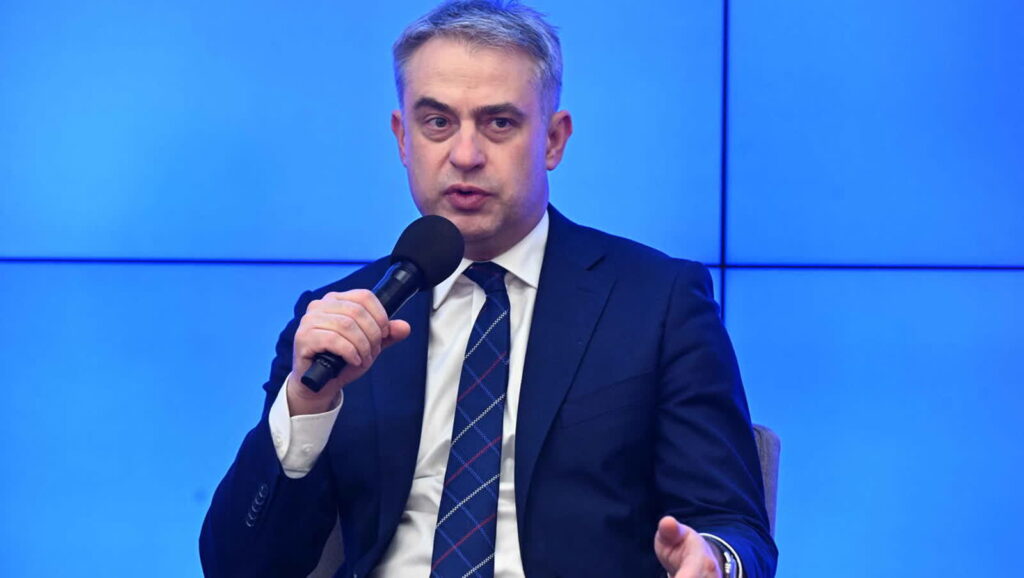 Wicepremier i minister cyfryzacji Krzysztof Gawkowski. Fot. PAP/ Radek Pietruszka