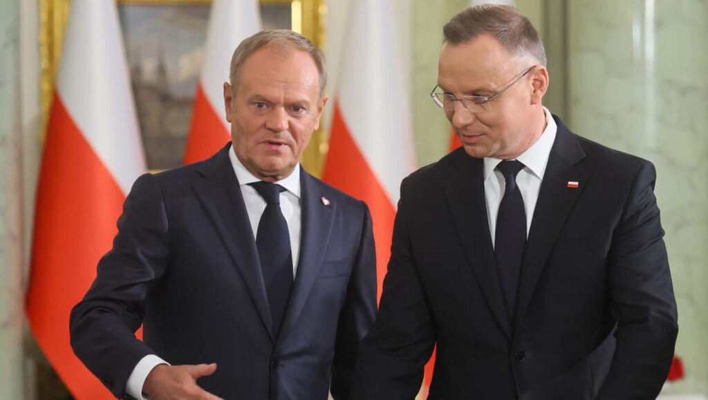 Prezydent RP Andrzej Duda i premier Donald Tusk. Fot. PAP/Leszek Szymański