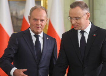 Prezydent RP Andrzej Duda i premier Donald Tusk. Fot. PAP/Leszek Szymański