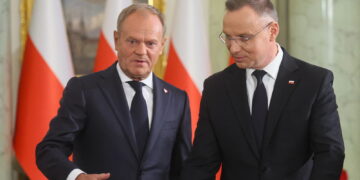 Prezydent RP Andrzej Duda i premier Donald Tusk. Fot. PAP/Leszek Szymański