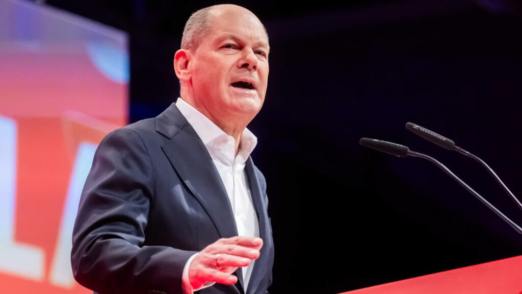 Olaf Scholz oficjalnym kandydatem SPD na kanclerza Niemiec 1 Olaf Scholz. Fot. PAP/EPA/CHRISTOPH SOEDER