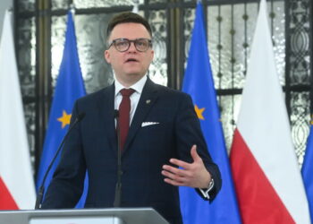 Marszałek Sejmu Szymon Hołownia. Fot. PAP/Piotr Nowak