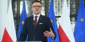 Marszałek Sejmu Szymon Hołownia. Fot. PAP/Piotr Nowak