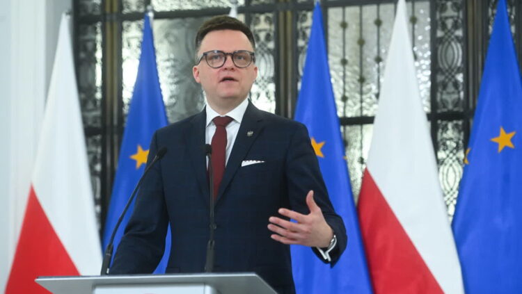 Marszałek Sejmu Szymon Hołownia. Fot. PAP/Piotr Nowak