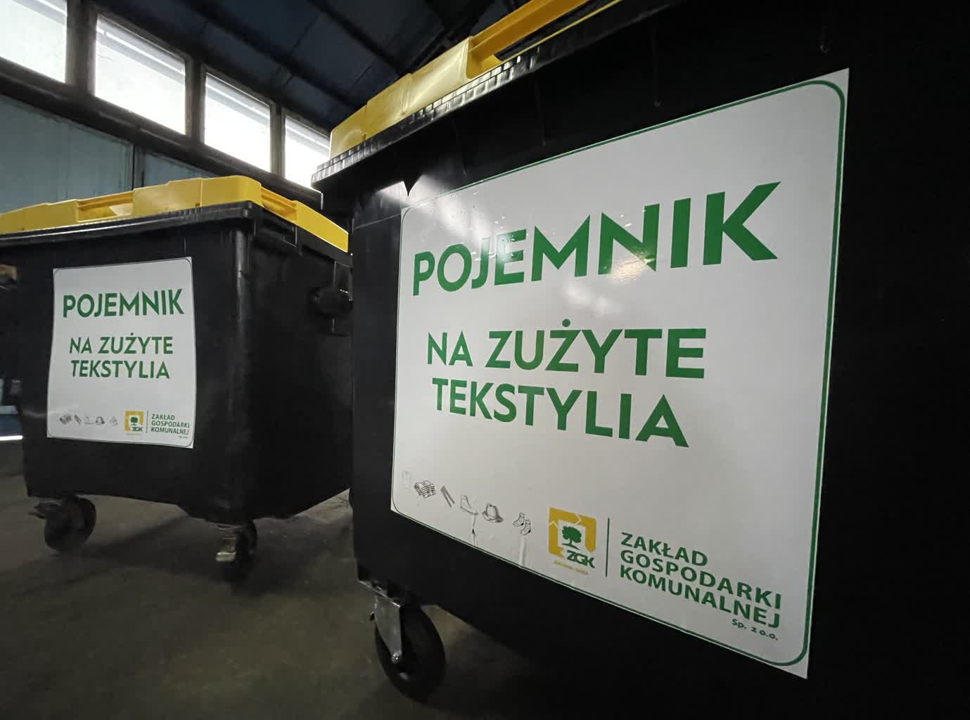 Pojemniki na tekstylia od przyszłego tygodnia w Zielonej Górze Radio Zachód - Lubuskie
