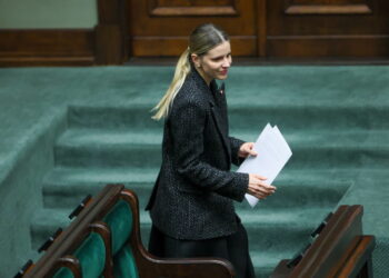 Wiceminister rodziny, pracy i polityki społecznej Aleksandra Gajewska. Fot. PAP/Leszek Szymański