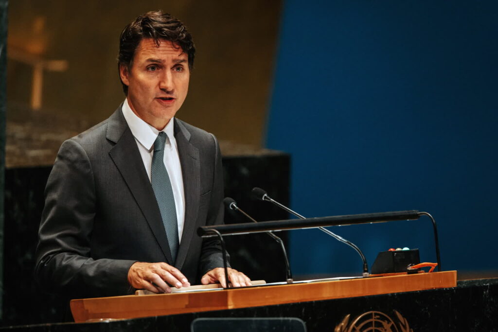 Premier Kanady Justin Trudeau. Fot. EPA/OLGA FEDROVA