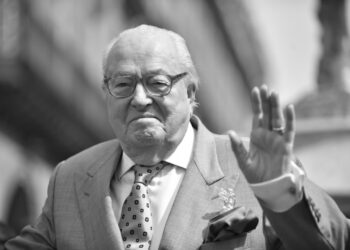 Jean-Marie Le Pen. Fot. PAP/EPA/JULIEN DE ROSA