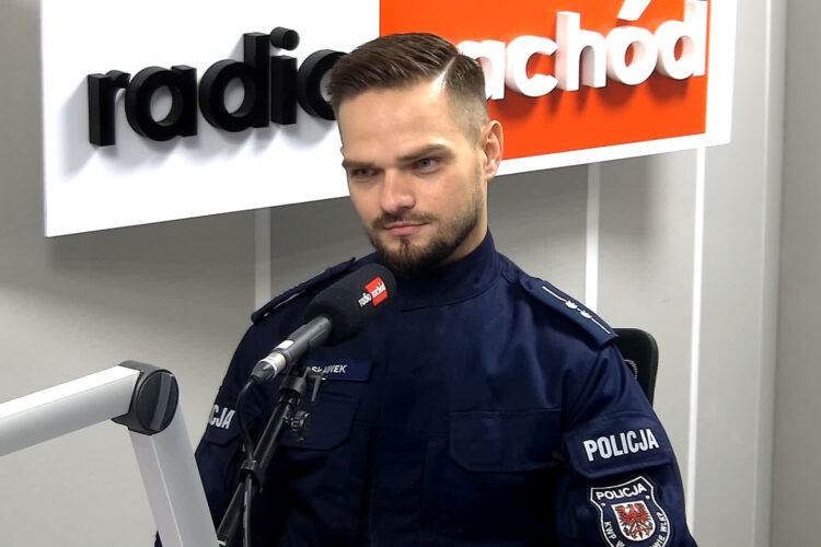 asp. Mateusz Sławek, zespół prasowy Komendy Wojewódzkiej Policji w Gorzowie Radio Zachód - Lubuskie