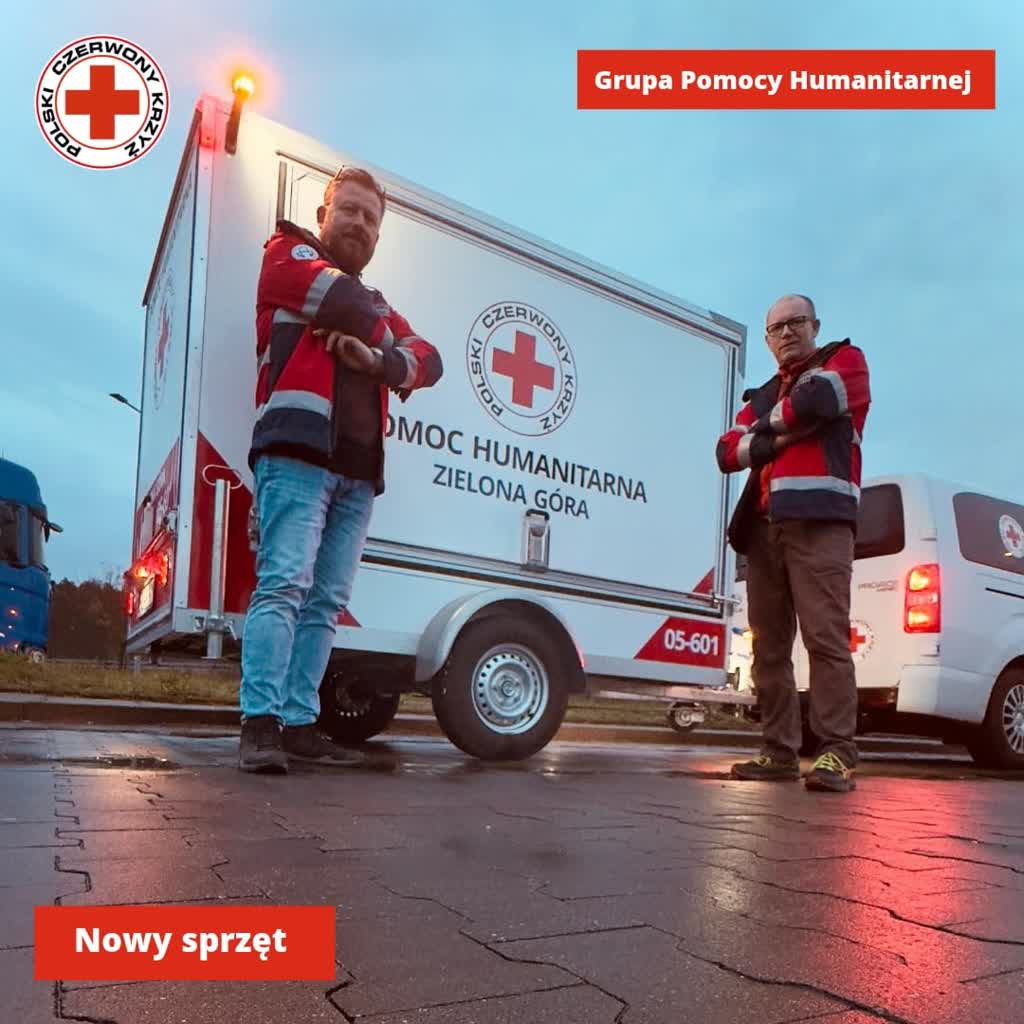 Powstała Grupa Pomocy Humanitarnej PCK Zielona Góra Radio Zachód - Lubuskie