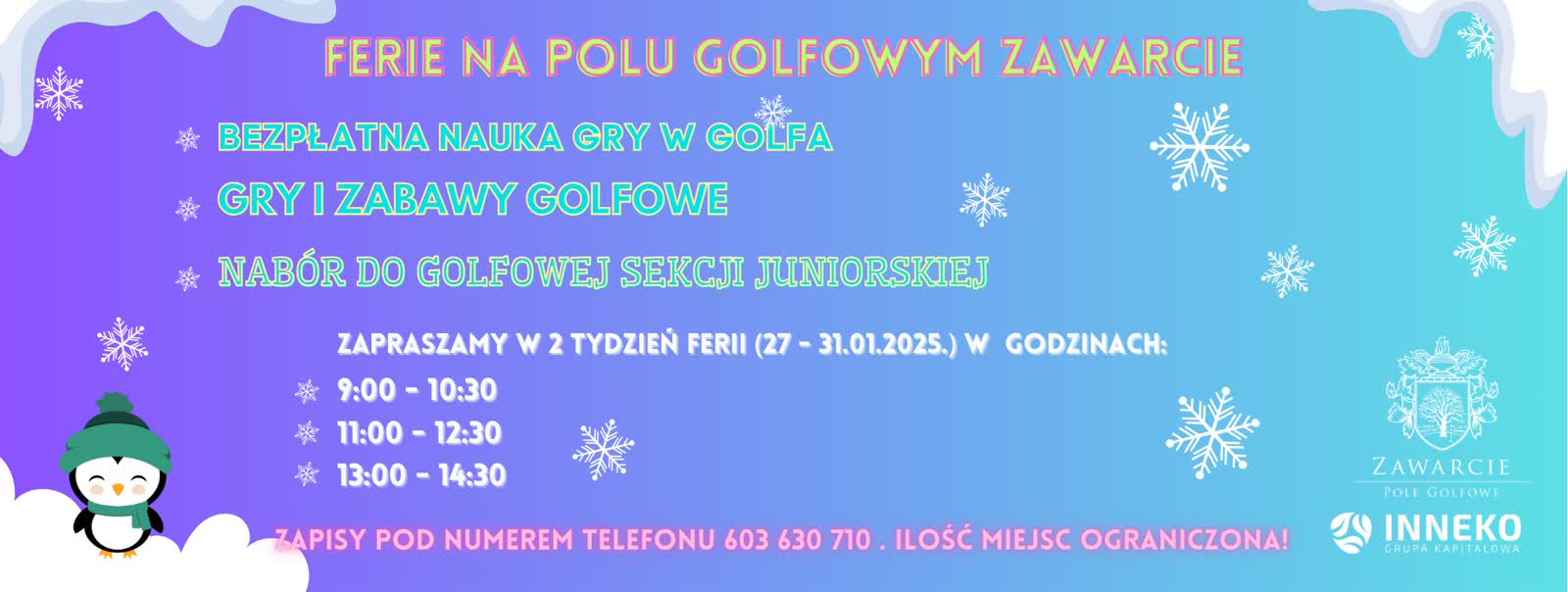 Ferie na polu golfowym Radio Zachód - Lubuskie