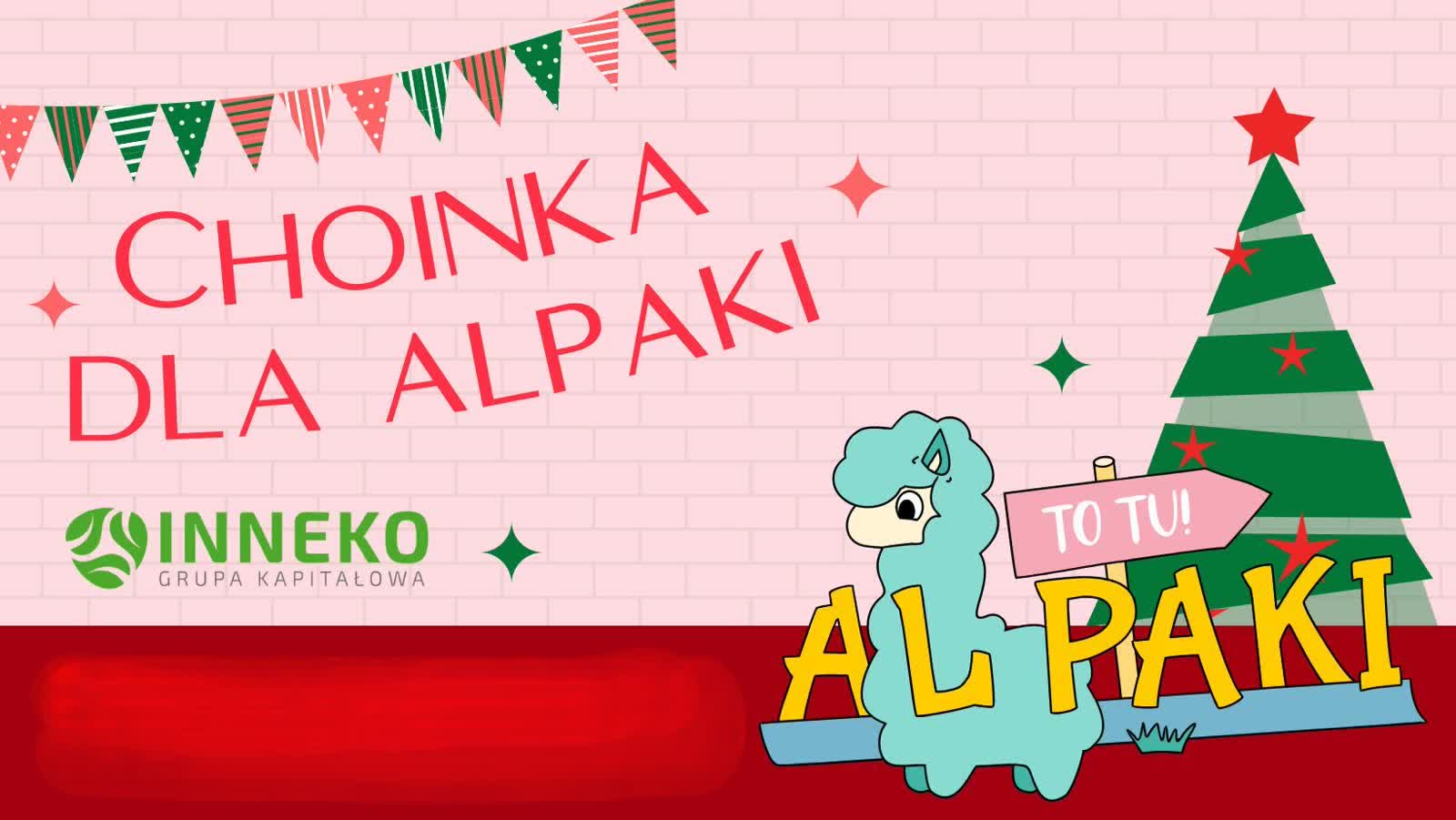 Choinka na śmietnik lub dla alpaki Radio Zachód - Lubuskie