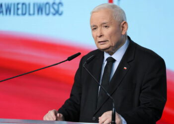 Jarosław Kaczyński. Fot. PAP/Paweł Supernak