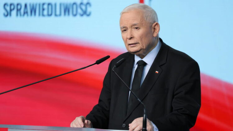 Jarosław Kaczyński. Fot. PAP/Paweł Supernak