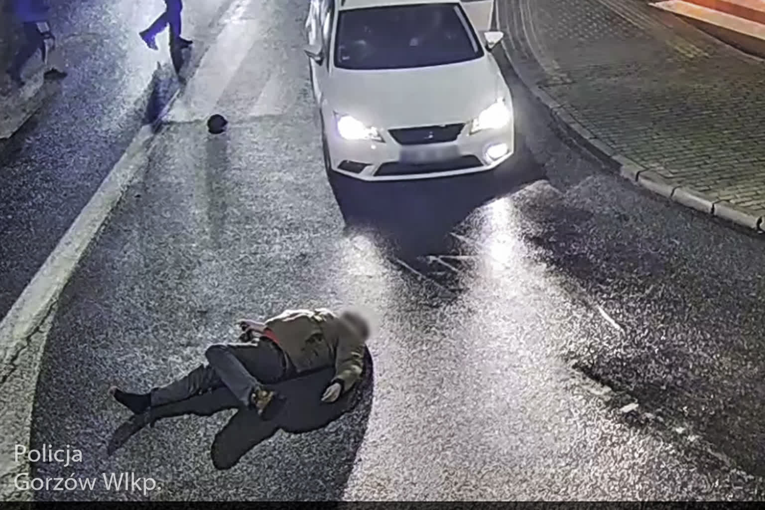 Potrącenie na Piłsudskiego. 70-latek miał sporo szczęścia [WIDEO] Radio Zachód - Lubuskie