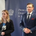 Sprawa zabójstwa 7-miesięcznego Wojtusia ze Świebodzina. Na zdjęciu Robert Kmieciak, szef Prokuratury Okręgowej w Zielonej Górze, oraz rzeczniczka Ewa Antonowicz (fot. P. Bakselerowicz)