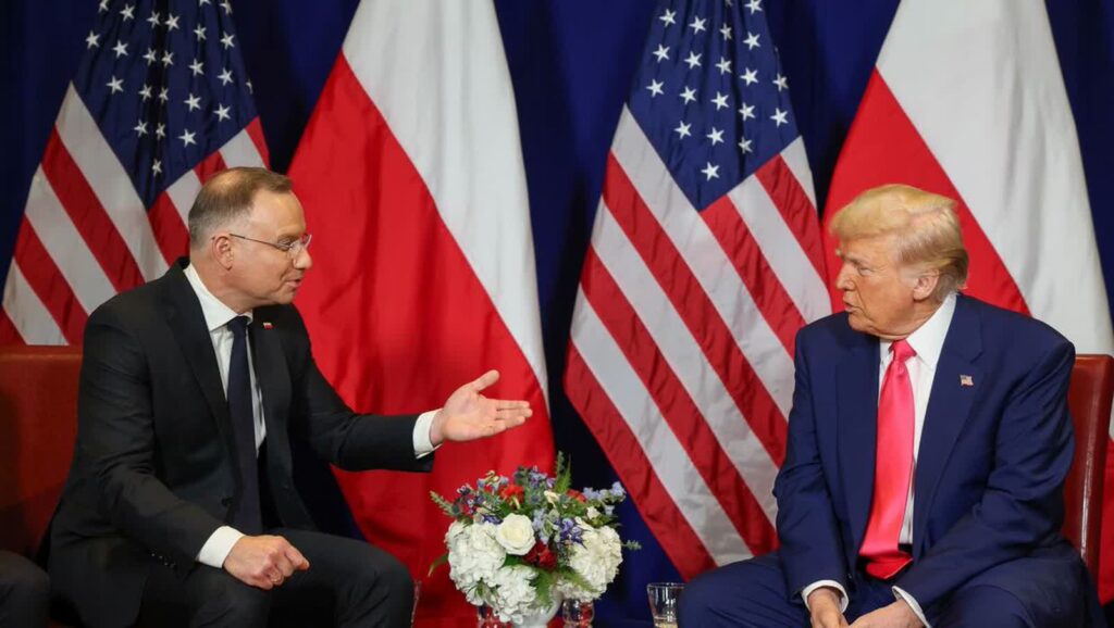 Prezydent Polski Andrzej Duda i prezydent USA Donald Trump. Fot. Marek Borawski/ KPRP