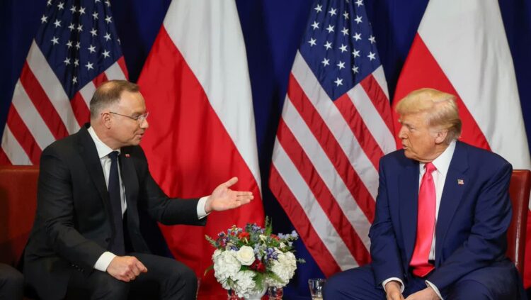 Prezydent Polski Andrzej Duda i prezydent USA Donald Trump. Fot. Marek Borawski/ KPRP
