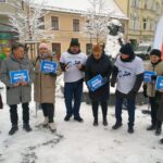 Miejscy i wojewódzcy radni Koalicji Obywatelskiej wystartowali z kampanią wsparcia dla Rafała Trzaskowskiego, kandydata na prezydent kraju (fot. Piotr Bakselerowicz)