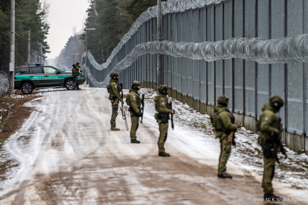 Strefa buforowa na polsko-białoruskiej granicy od 8 miesięcy materiały prasowe Straży Granicznej