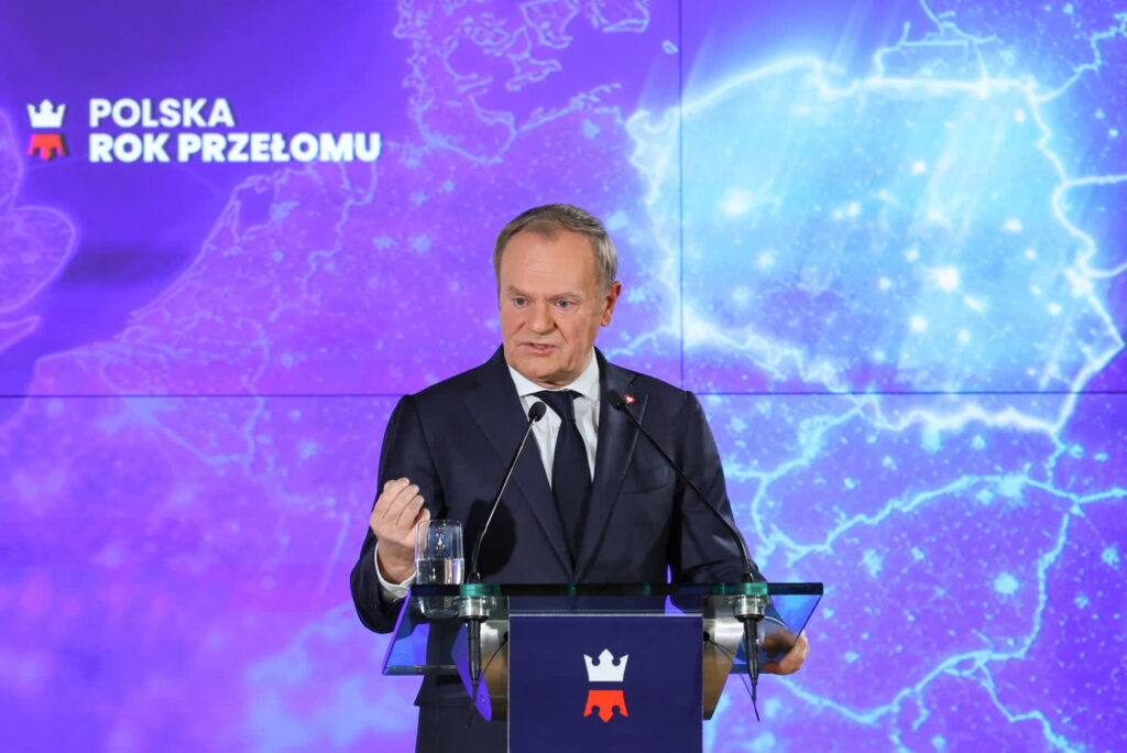 Premier Donald Tusk Fot. PAP/Paweł Supernak