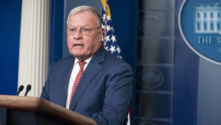 Specjalny wysłannik USA ds. Ukrainy i Rosji gen. Keith Kellogg. Fot. EPA/SARAH SILBIGER / POOL