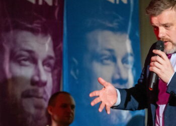 Adrian Zandberg, fot. PAP/Wojtek Jargiło