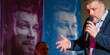 Adrian Zandberg, fot. PAP/Wojtek Jargiło