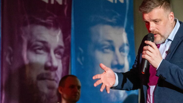 Adrian Zandberg, fot. PAP/Wojtek Jargiło