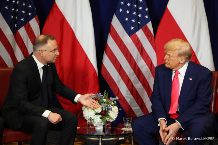 Spotkanie prezydenta Andrzeja Dudy z prezydentem USA Donaldem Trumpem (Marek Borawski/KPRP)
