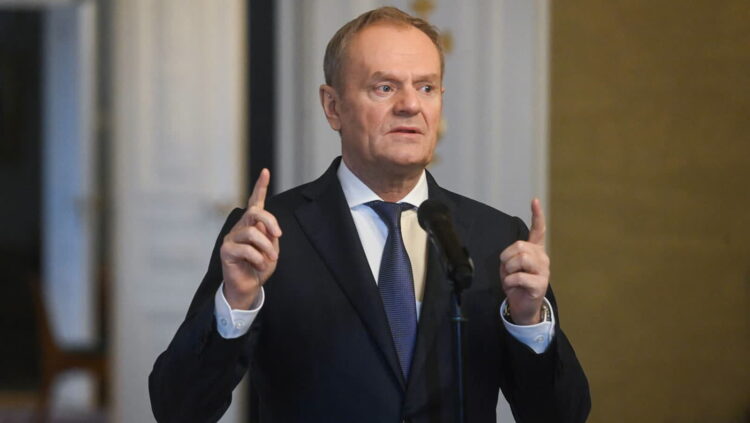 "Plan działań gotowy". Premier po spotkaniu z przedstawicielami biznesu 9 Premier Donald Tusk Fot. PAP/Piotr Nowak