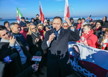 Karol Nawrocki. Fot. PAP/Marcin Bielecki