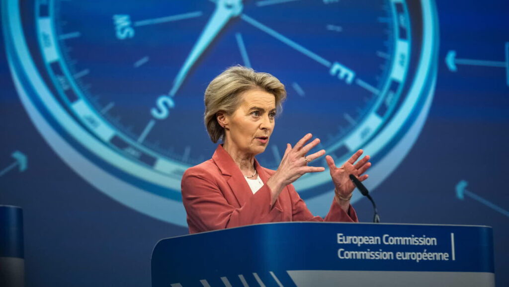 Ursula von der Leyen Fot. Wiktor Dąbkowski/PAP/EPA