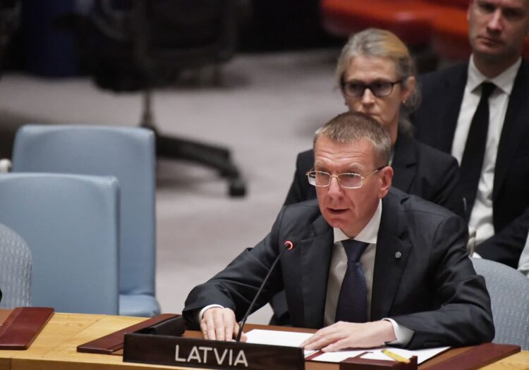 Edgars Rinkeviczs, prezydent Łotwy (x.com/Edgars Rinkevičs)