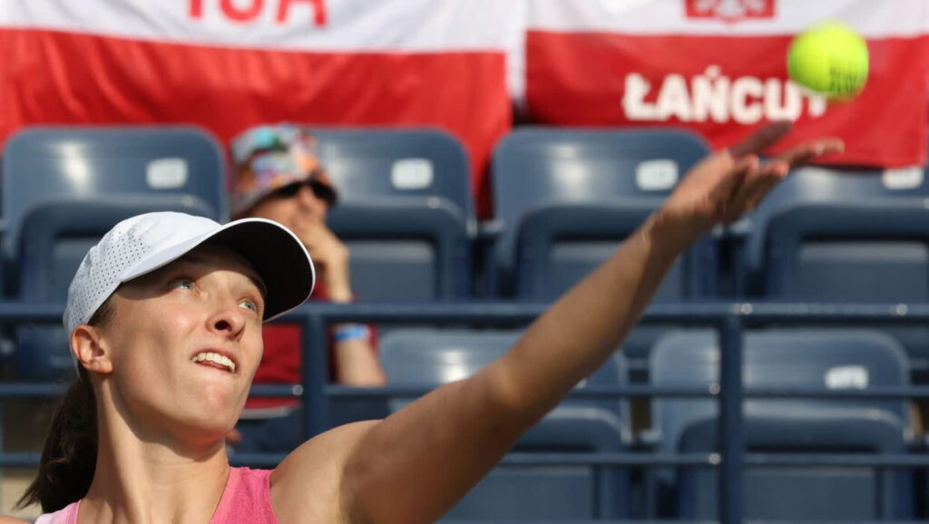 Iga Świątek. Fot. PAP/EPA/ALI HAIDER