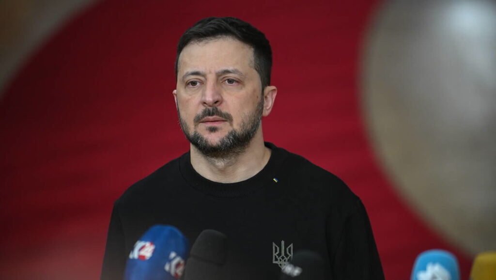 Prezydent Ukrainy Wołodymyr Zełenski. Fot. PAP/Marcin Obara