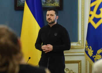 Prezydent Wołodymyr Zełenski. Fot. PAP/Viktor Kovalchuk