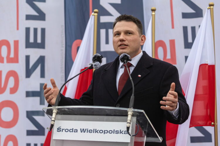 W życiu są trzy pewne rzeczy: śmierć, podatki i to, że Tusk znowu oszuka 9 Sławomir Mentzen. Fot. PAP/Paweł Jaskółka